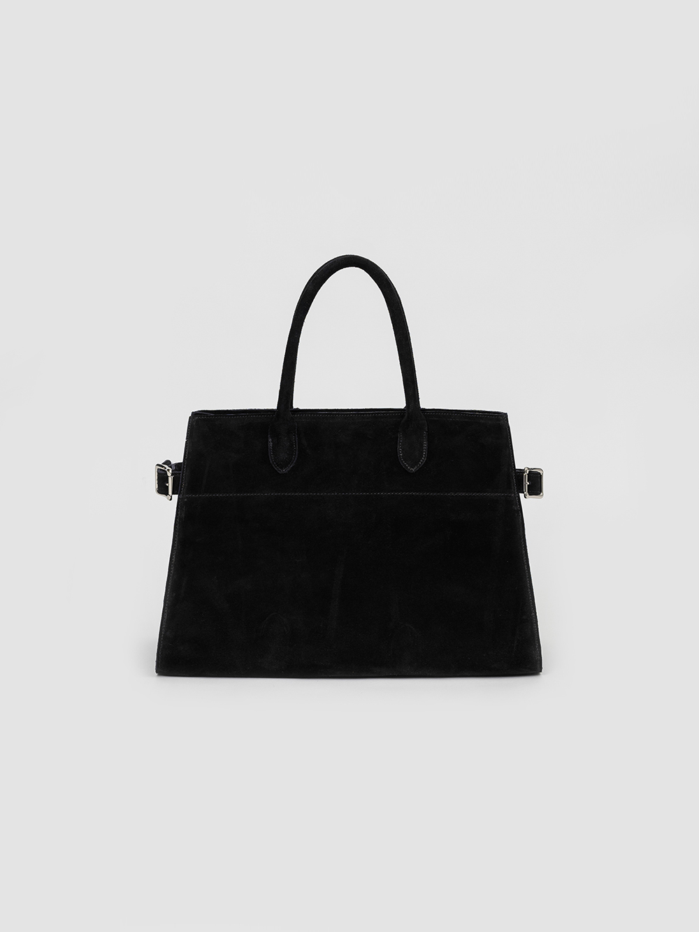 Calf Suede Classic Tough Work Bag (Black)